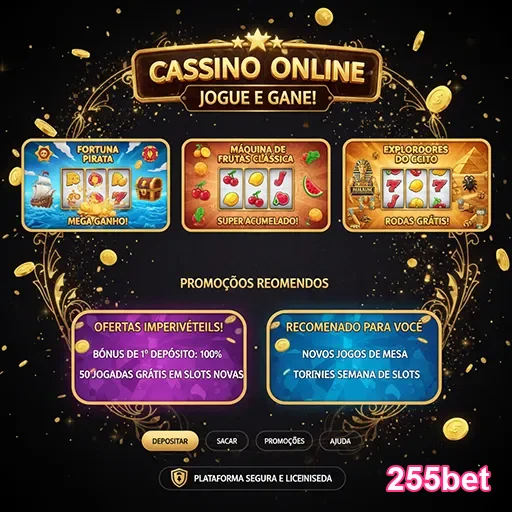 Tela exibindo controle de orçamento em jogos de cassino online